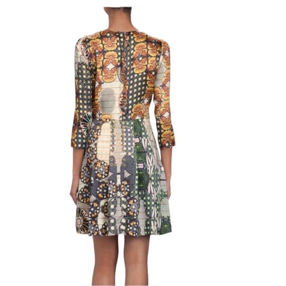 & Other Stories African Mood Dress Multicolour A-Line 3/4 Sleeve Size Sm… - Picture 3 of 16